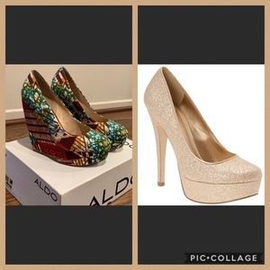2 pairs ALDO heels